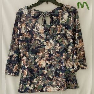 Elegant Floral Women's Blouse
